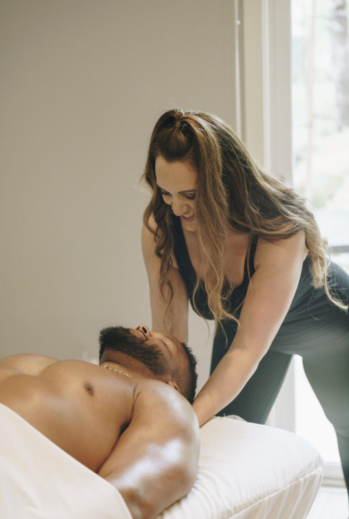 Aaron Donald Gets a Massage By Michelle Rozzen